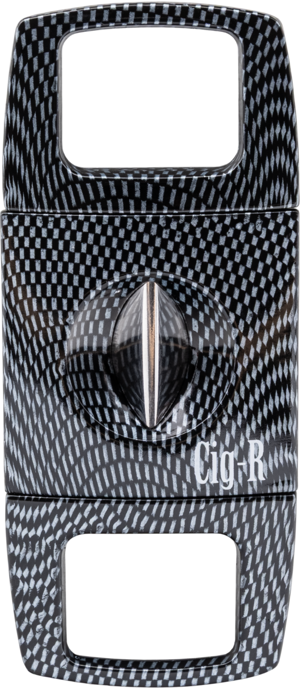 Cig-R Cigar Cutter V-Cut Carbon