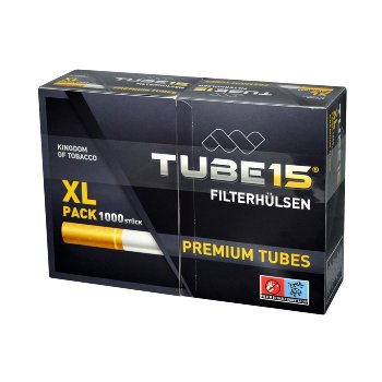 TUBE 15 Filterhülsen 1000 Stück