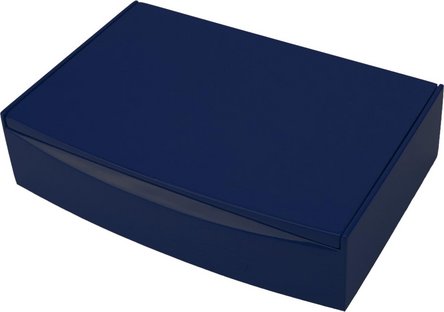 Humidor dunkelblau glänzend