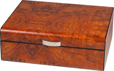 Humidor Wurzelholzdekor Ulme matt