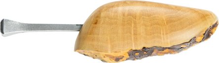 Pfeifenstopfer Metall mit Griff aus Bruyèreholz