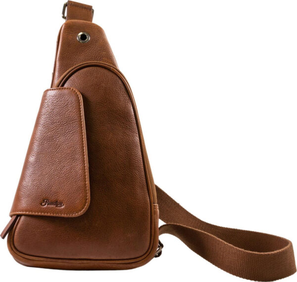 Passatore Pfeifen-/Zigarren Body Bag Leder braun