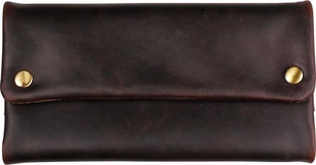 Drehertasche Tortuga verde Leder dunkelbraun