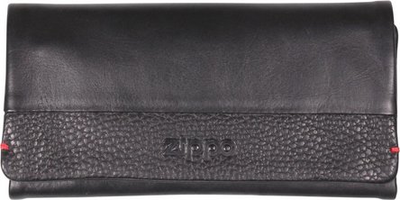 Zippo Drehertasche Nappaleder schwarz
