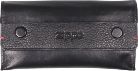 Zippo Drehertasche/Stellerbeutel Nappaleder schwarz