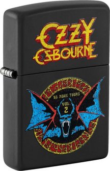 Zippo schwarz color Ozzy Osbourne Bat