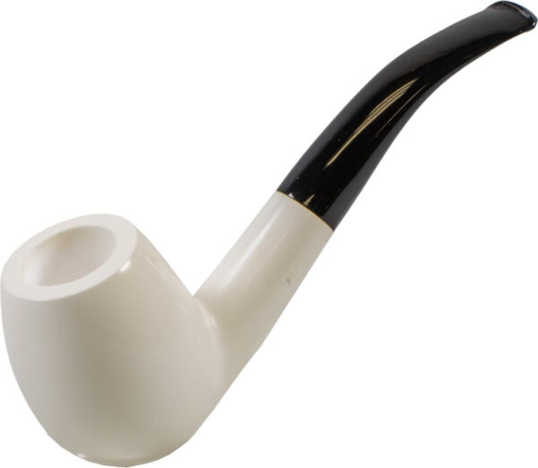 Meerschaum Pfeife Large glatt Bent