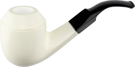 Meerschaum Pfeife Large glatt Bulldog