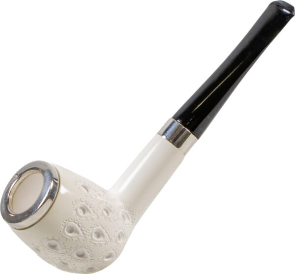 Meerschaum Pfeife Billiard Army graviert