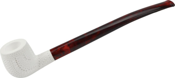 Meerschaum Pfeife Lesepfeife graviert