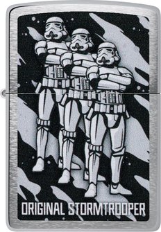 Zippo chrom gebürstet color Original Stormtrooper