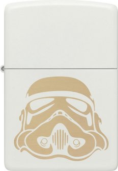 Zippo weiß gelasert Stormtrooper Helmet