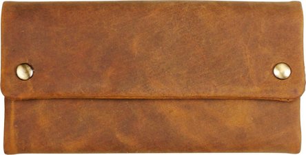 Drehertasche Tortuga verde Leder braun antik