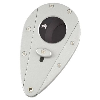 XIKAR 1 Alu Silber/Schwarz Doppelklinge 20mm