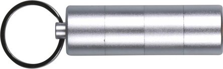 Zigarren-Rundcutter silberfarbig mit 3 Klingen 8/10/14mm mit Schlüsselring
