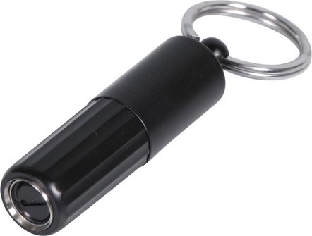 Zigarren-Rundcutter schwarz mit 2 Klingen 10/12mm mit Schlüsselring