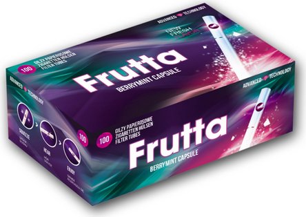 Frutta Zigarettenhülsen 100 mit Kapsel Berry/Mint